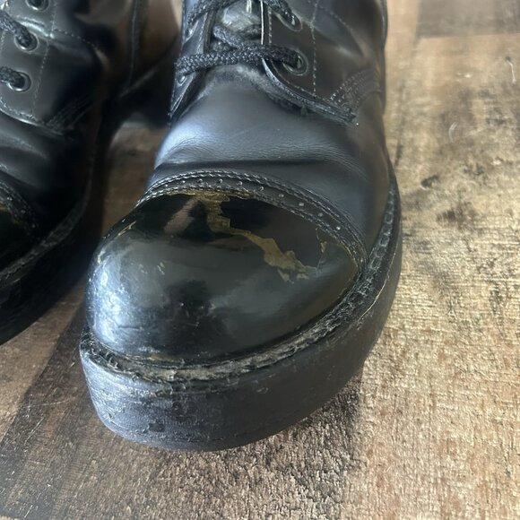 Corcoran Vintage Black Lace Up Jump Boots Mens 9.5 D - Picture 11 of 12